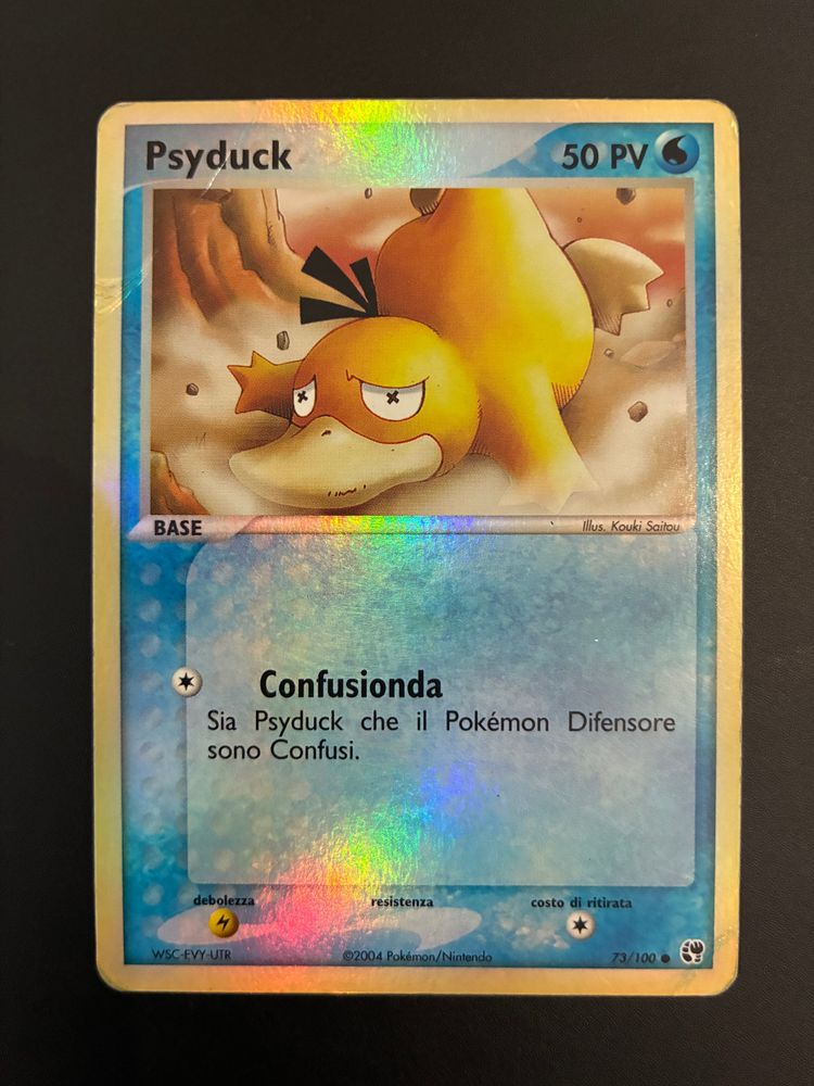 Psyduck REVERSE ITA PLAYED Pokémon Card