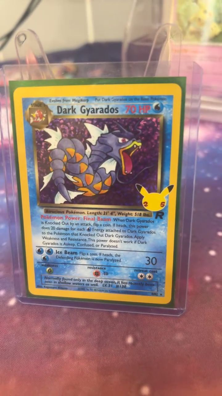 Pokemon Dark Gyarados 8/82 [Celebrations] image 1