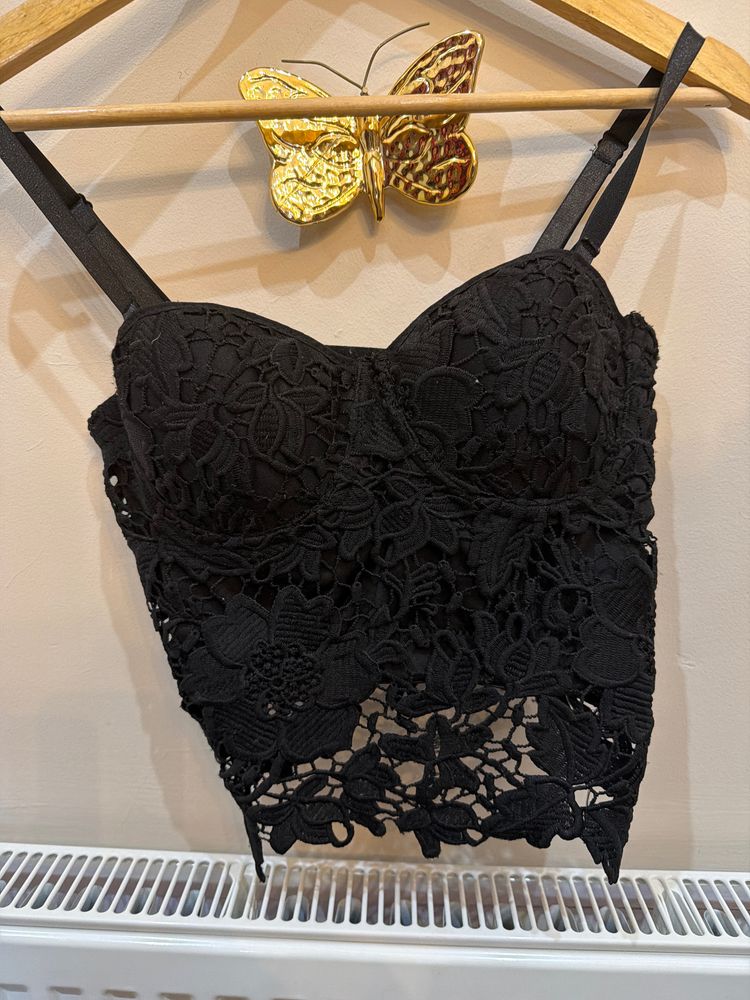 Other Black Lace Crop Top product image