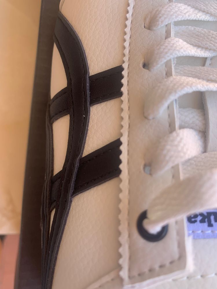 Onitsuka Tiger White And Black Sneakers