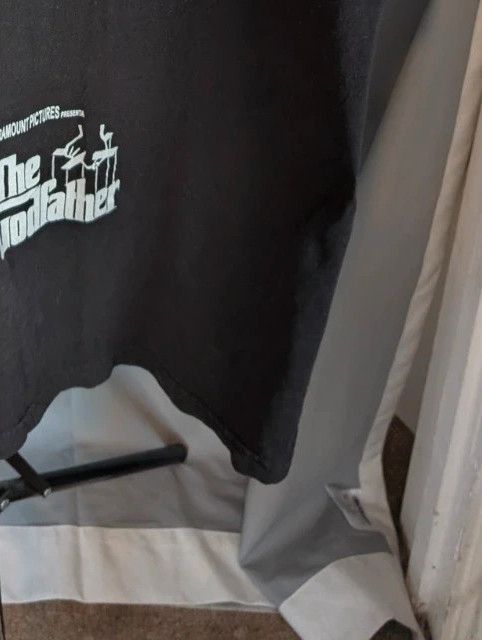 Immagine di Official The Godfather Marlon Brando Graphic Movie T-Shirt XL Black Cotton 8