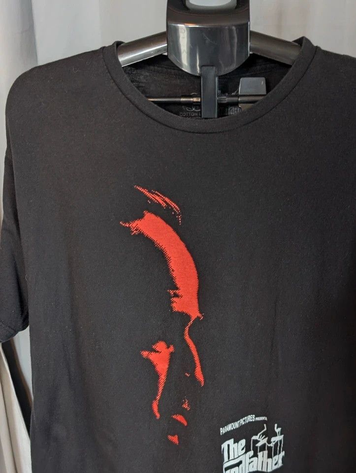 Immagine di Official The Godfather Marlon Brando Graphic Movie T-Shirt XL Black Cotton 7