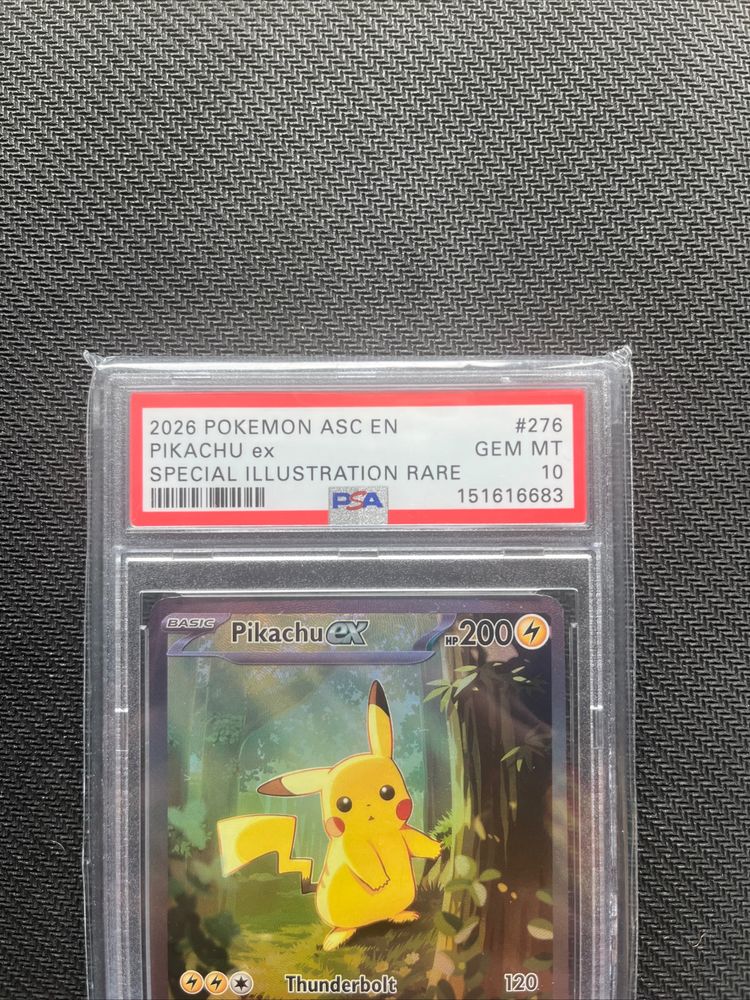 2026 Pokemon Pikachu Ex Special Illustration Rare Card obraz 2