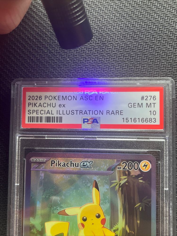 2026 Pokemon Pikachu Ex Special Illustration Rare Card obraz 3