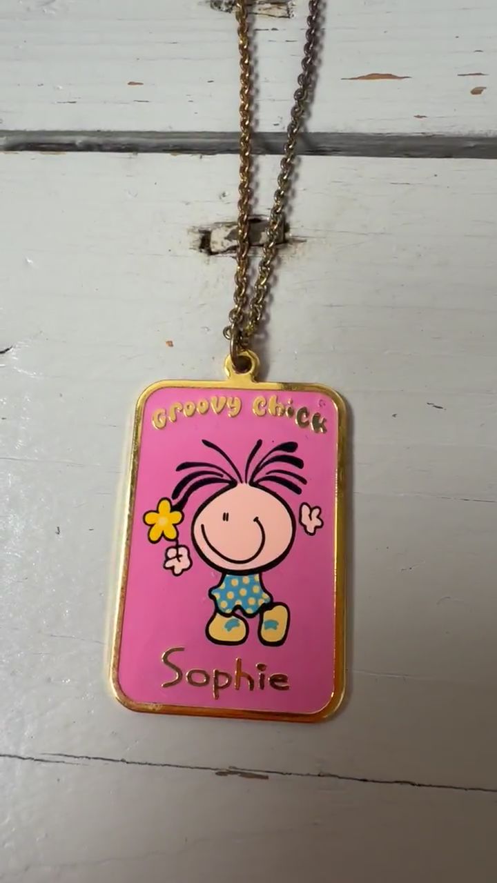 Y2K Groovy Chick Necklace image 1