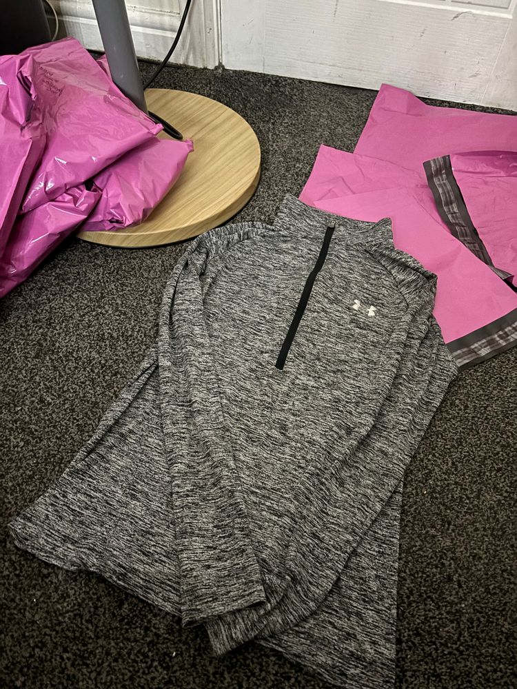 Under Armour Under Armour Grey Quarter-Zip Pullover product image