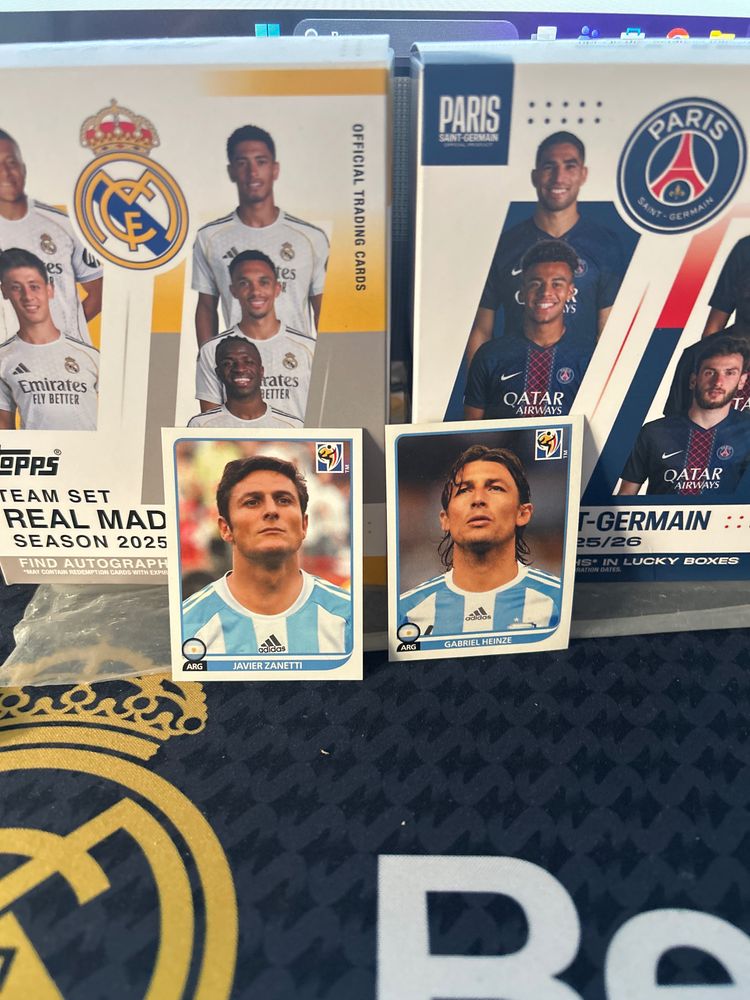 Panini Zanetti y Heinze Sudafrica 2010 product image