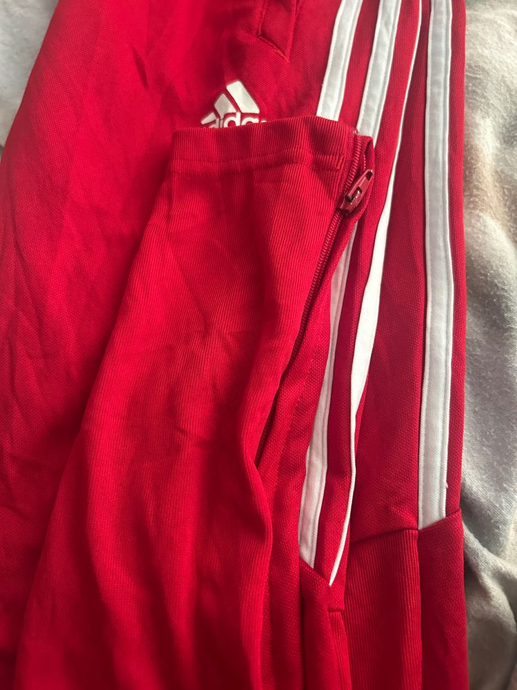 Adidas Red Track Pants 2