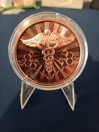 1 oz Copper Collectible Coins Cannabis theme