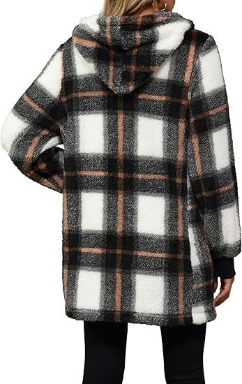 Immagine di Plaid Hooded Coat 3