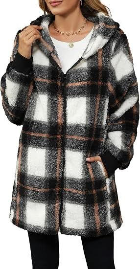 Immagine di Plaid Hooded Coat 5