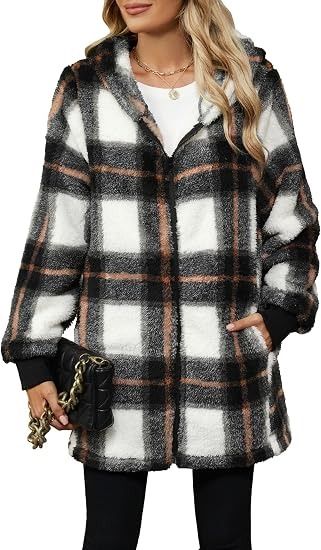 Immagine di Plaid Hooded Coat 4