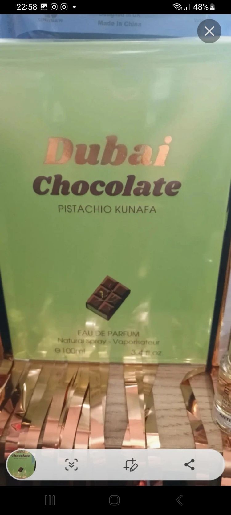 Dubai Chocolate Pistachio Kunafa Eau De Parfum