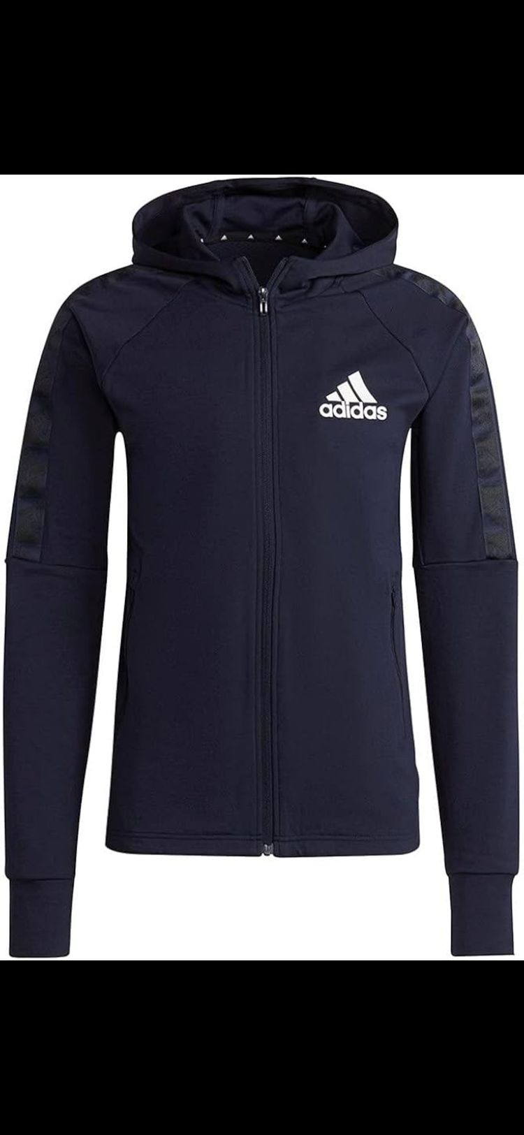 Adidas Navy Blue Hooded Jacket