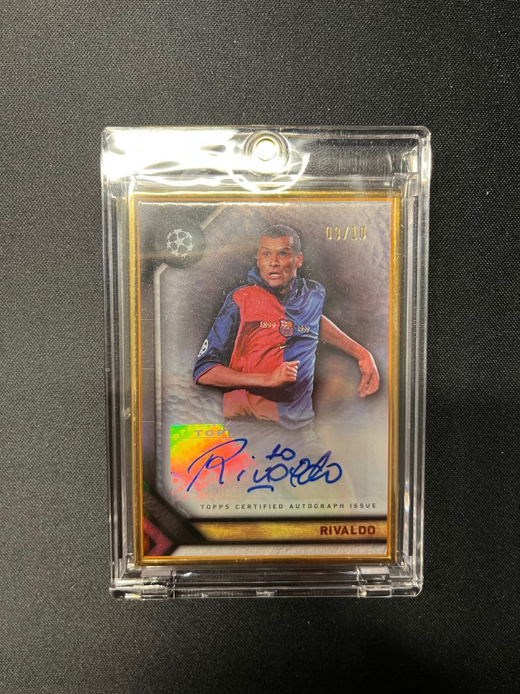 Rivaldo gold frame auto /10