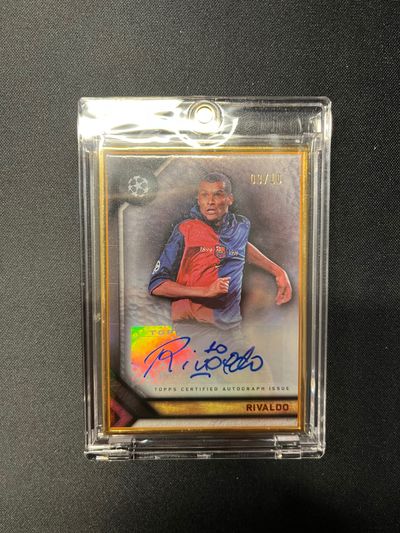 Rivaldo gold frame auto /10