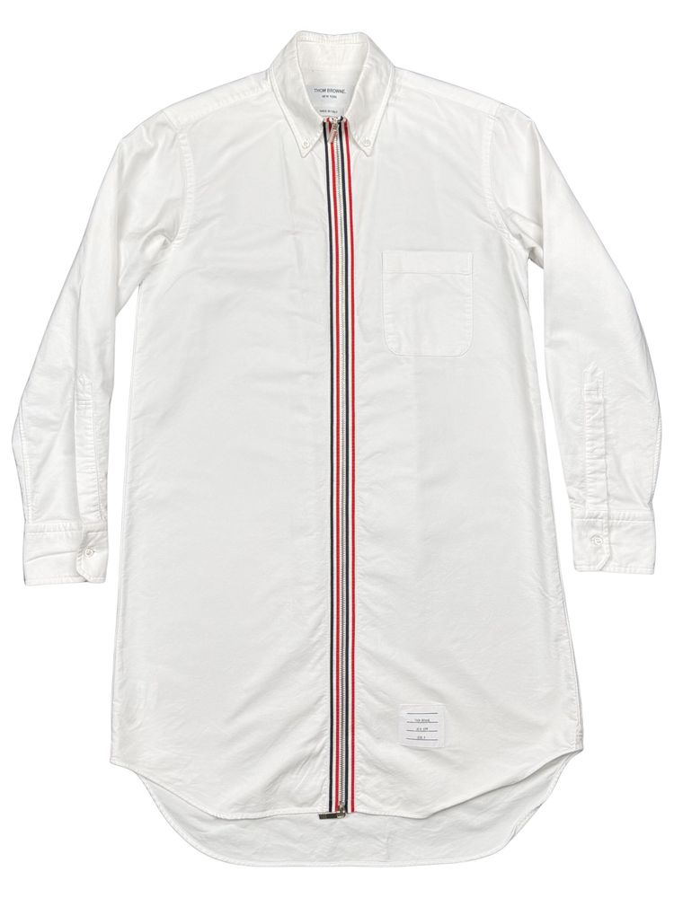 Thom Browne Long Overshirt - White (312338346)