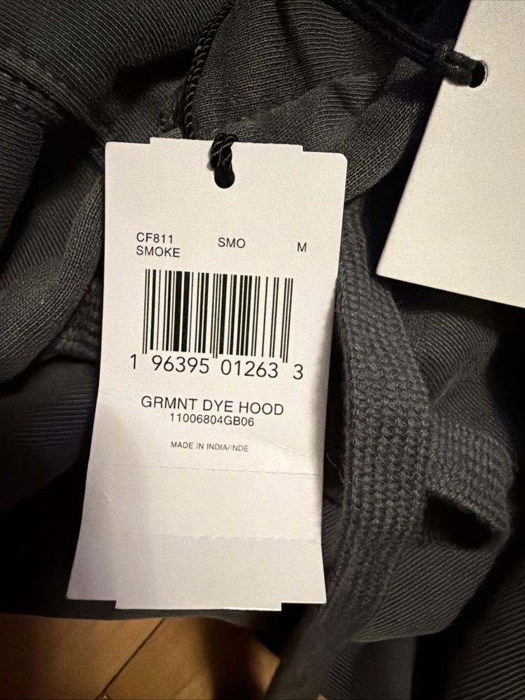 Immagine di Coach Men’s Hoodie Organic Cotton Smoke Grey Medium £250 BNWT 7