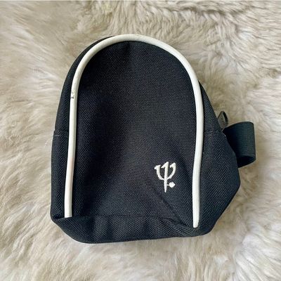 Black & White Club Med Trident Multi Purpose Arm Zipped Pouch Adjustable Stretch Band