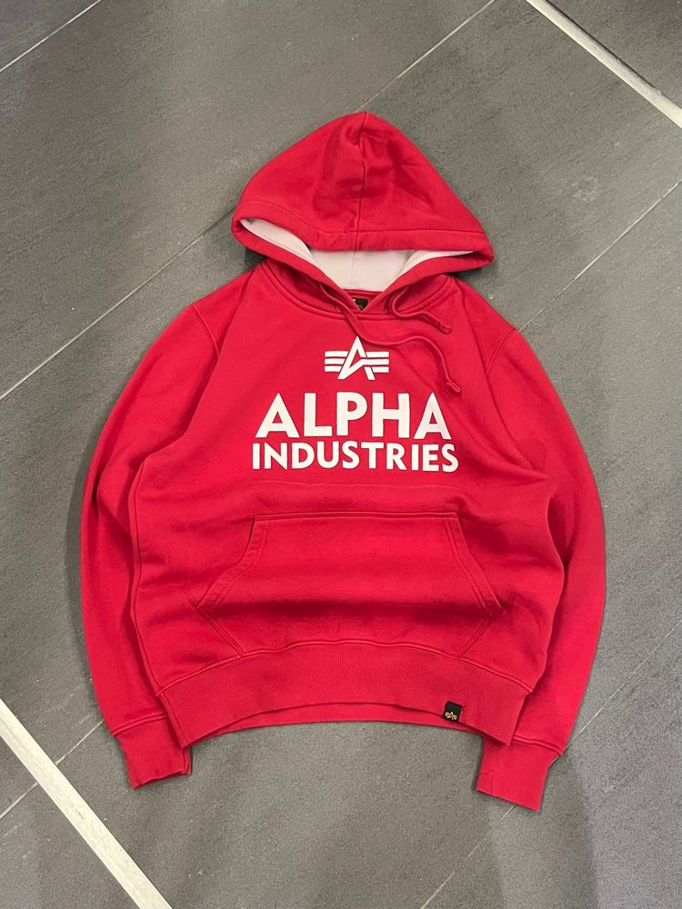 Alpha Industries Alpha Industries Red Hoodie Streetwear Swag product image
