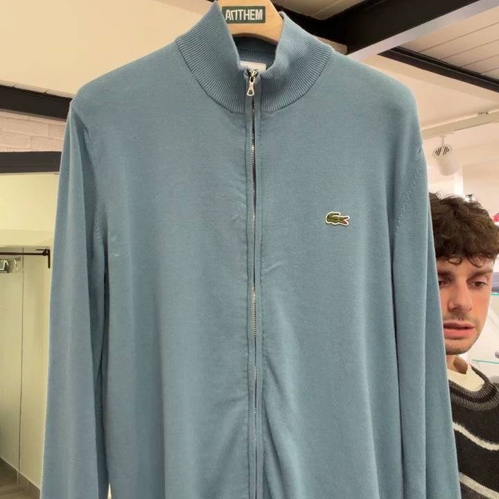 Lacoste Full-Zip Cardigan - L