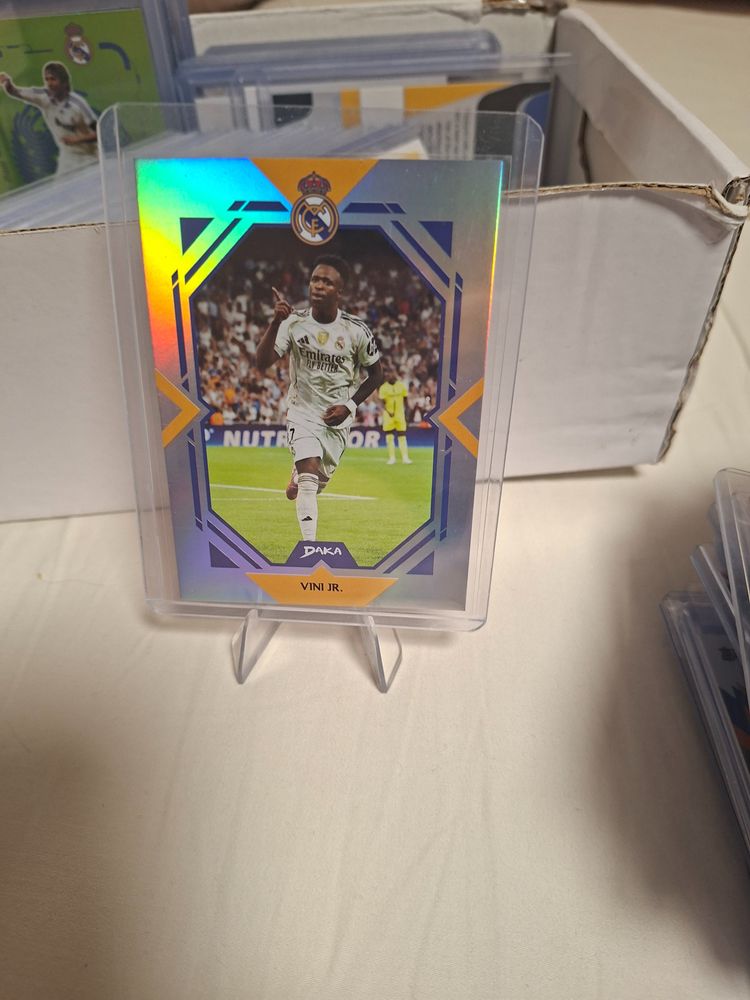 Vinicius numerada daka Real Madrid Football Trading Card