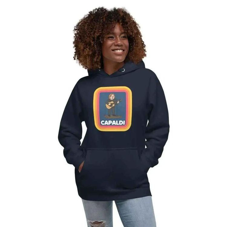 Lewis Capaldi Retro Graphic Hoodie Unisex Cotton Blend Pullover image 4