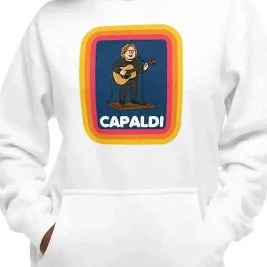 Lewis Capaldi Retro Graphic Hoodie Unisex Cotton Blend Pullover image 7