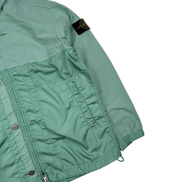 Stone Island 2024 Seagreen Polyester Tela David Light TC Jacket - Large 5