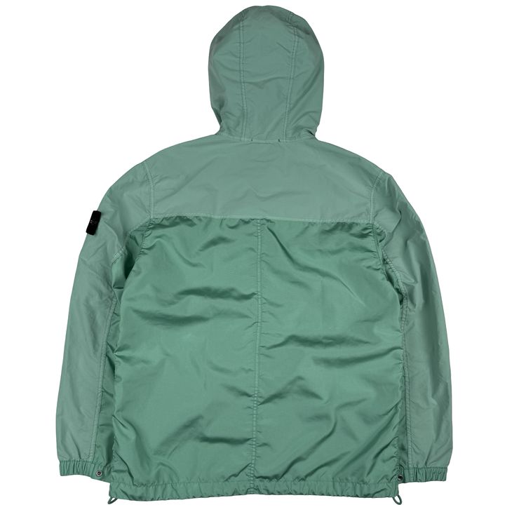 Stone Island 2024 Seagreen Polyester Tela David Light TC Jacket - Large 6