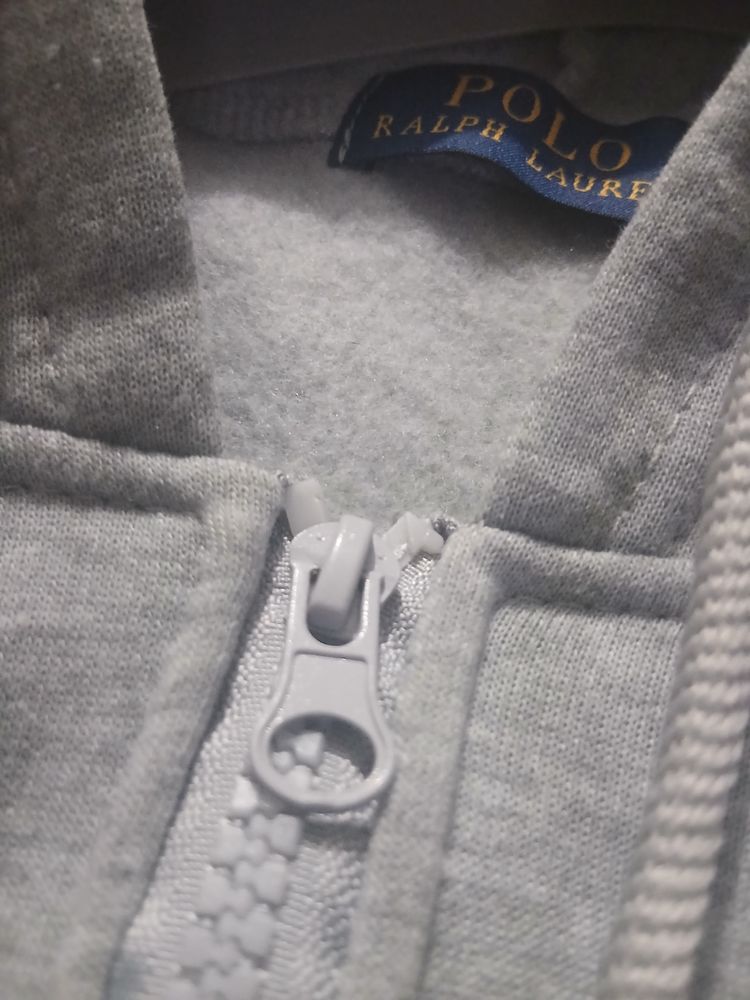Polo Ralph Lauren Grey Zip-Up Hoodie 5