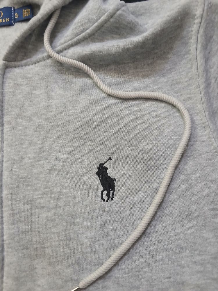 Polo Ralph Lauren Grey Zip-Up Hoodie 2