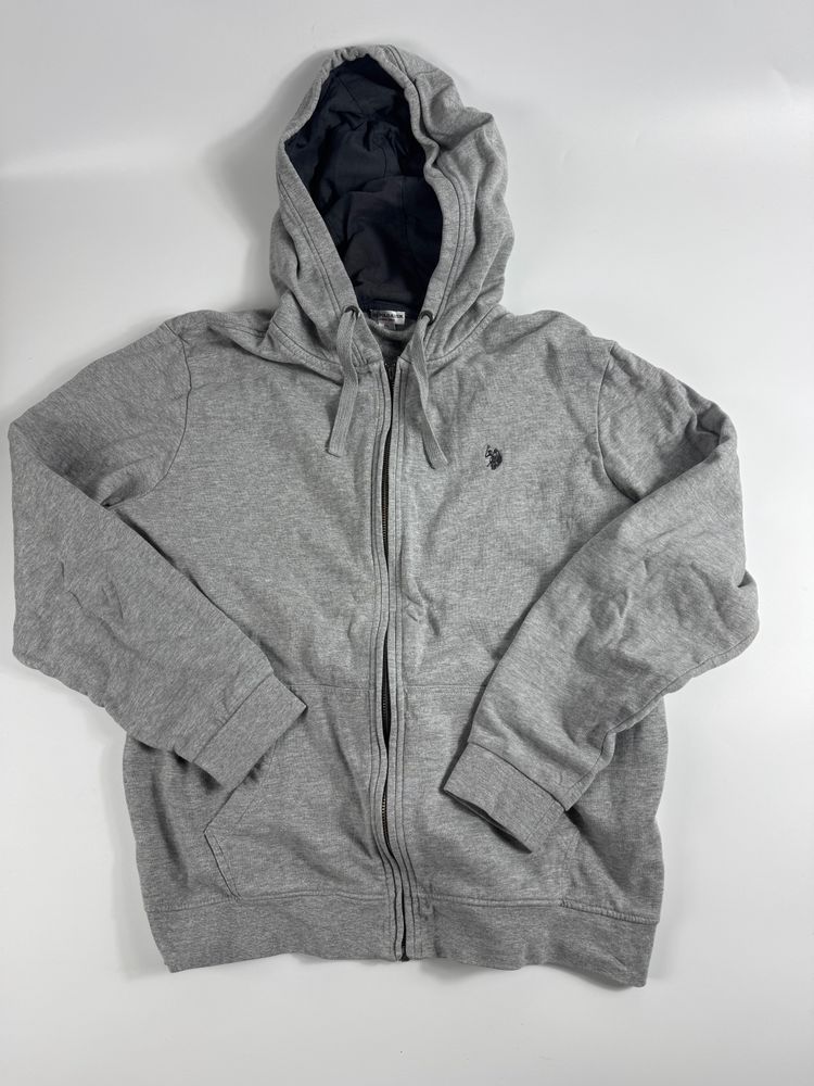 U.S. Polo Assn. Grey Zip-Up Hoodie product image