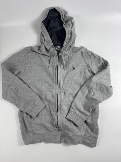Grey Zip-Up Hoodie