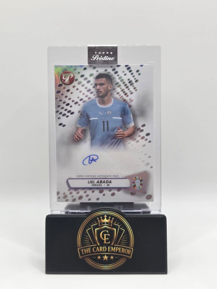 Immagine di Liel Abada (Israel) Autographed Card Topps Pristine Euro 2024 1