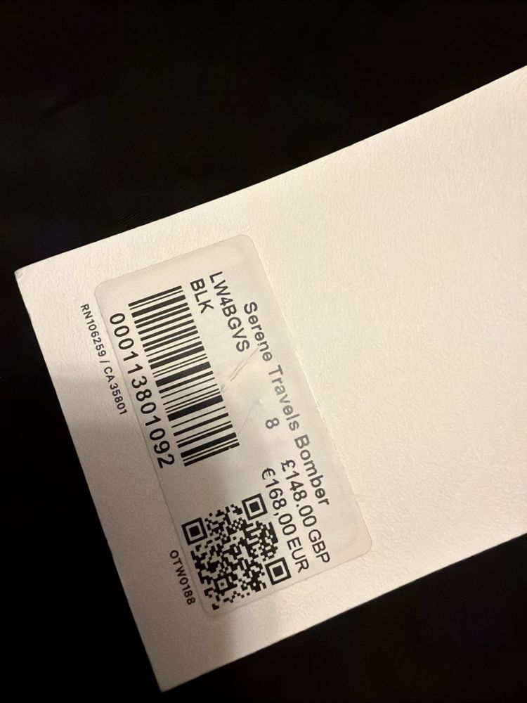 Lululemon Serene Travels Bomber Jacket Reversible Black Uk 12 BNWT £148 imagen 4