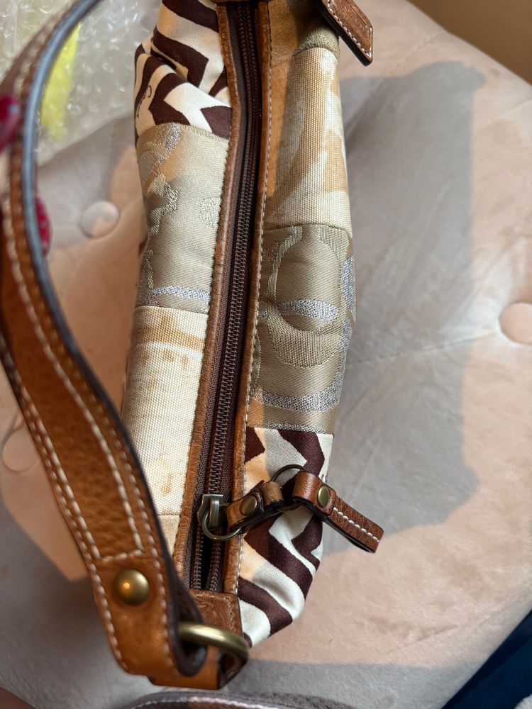 Coach patchwork small handbag authentic  6