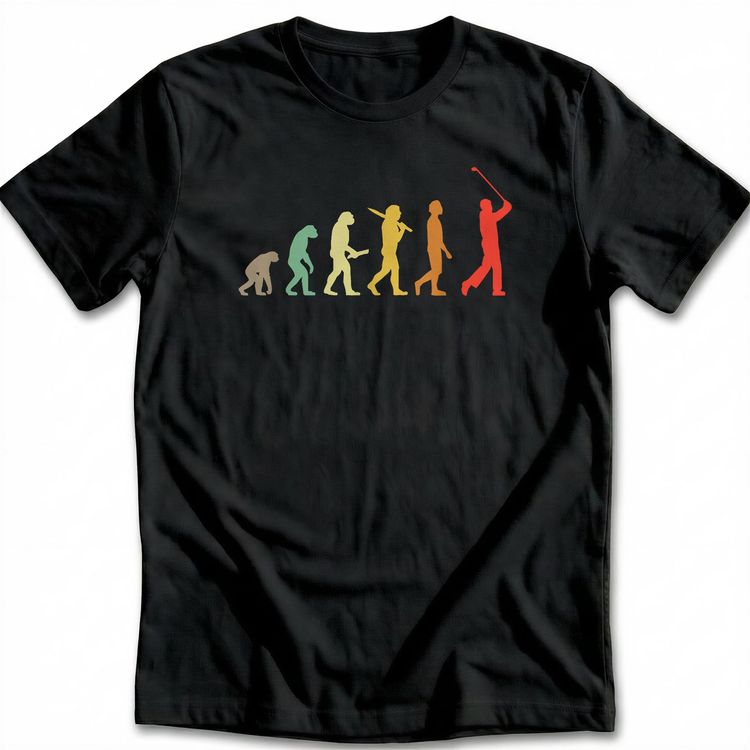 GOLFING EVOLUTION 028 T Shirt US image 3