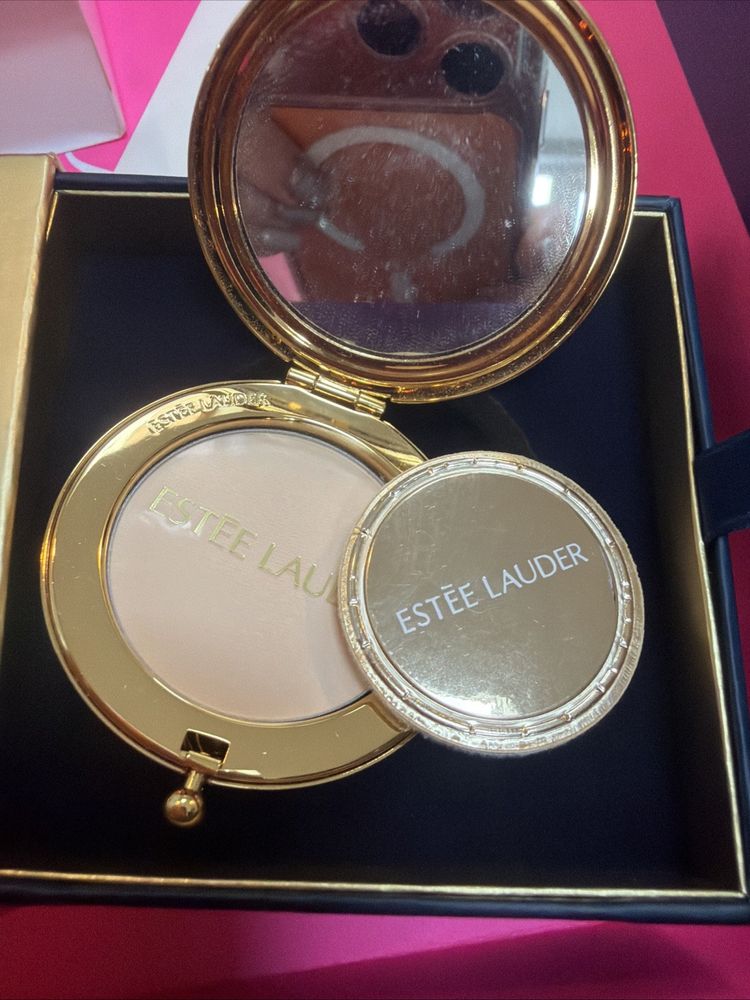 Estée Lauder Golden Alligator Compact Perfecting Setting Powder Translucent BNIB image 4