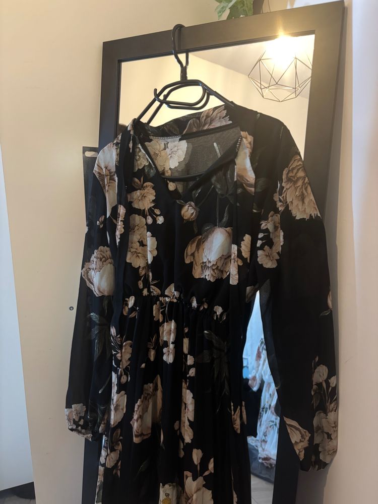 Other Black Floral Long Sleeve Dress product image