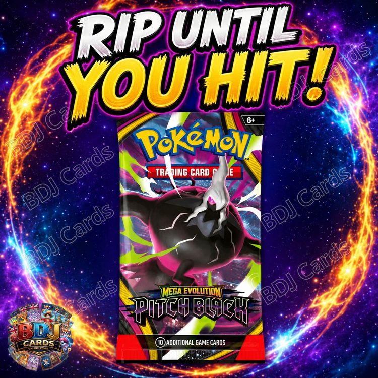 Pokémon Trading Card Game Mega Evolution Pitch Black Booster Pack