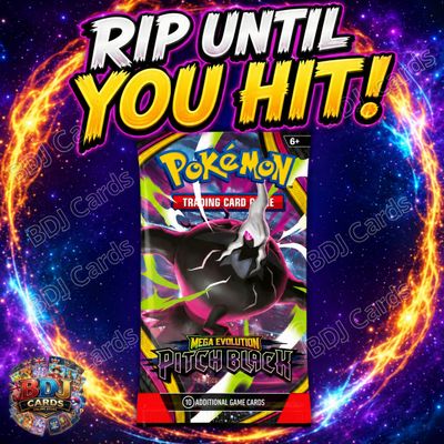 Pokémon Trading Card Game Mega Evolution Pitch Black Booster Pack