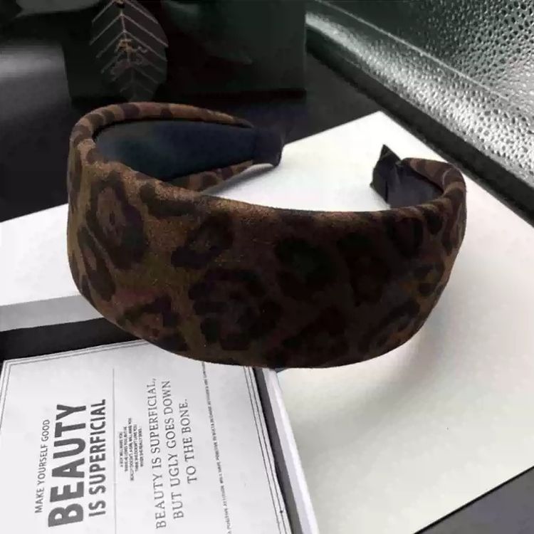 Leopard Print Padded Headband image 3