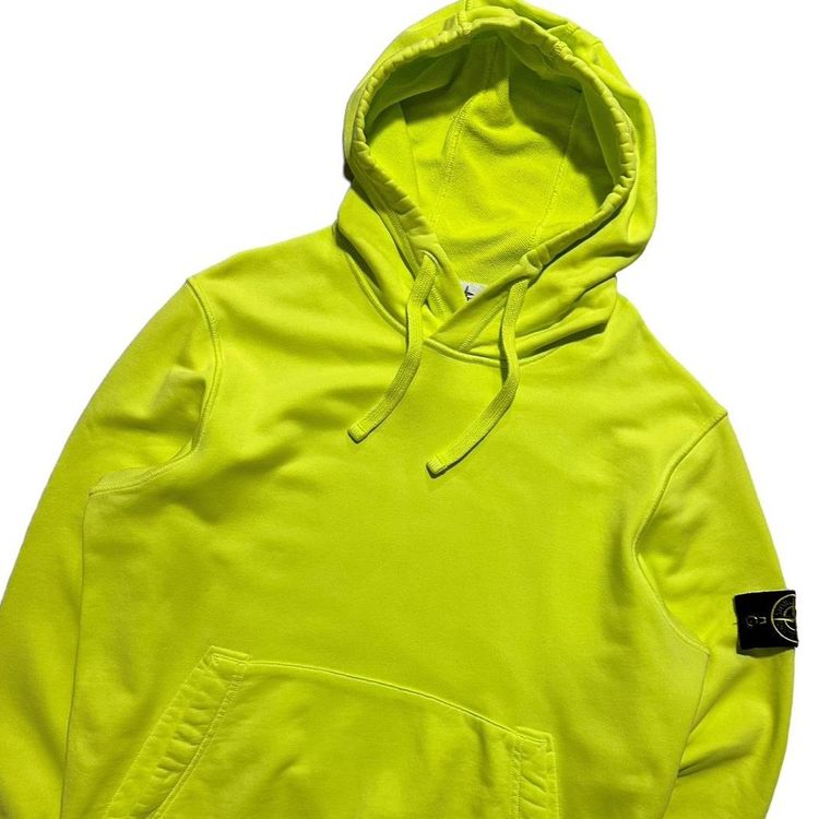 Stone Island Pullover Lime Hoodie image 4