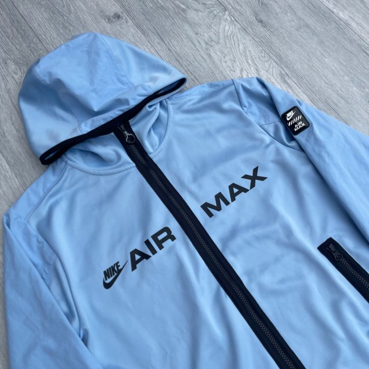 Nike Air Max Polyknit Full Zip Tracksuit Hoodie Jacket - Light Blue [HQ4899-422] 2