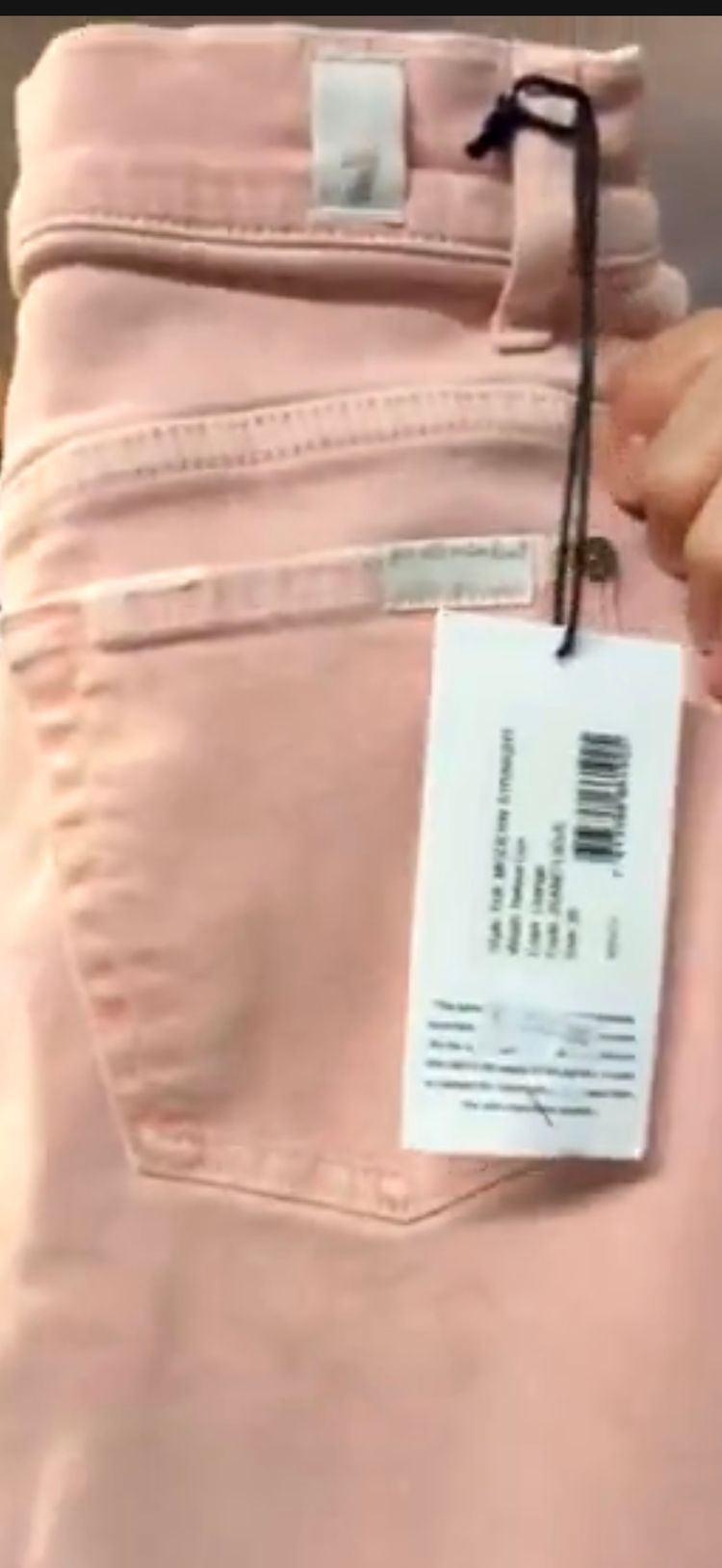 Pink Jeans 7 for all mankind