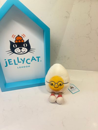 Jellycat Amuseables Boiled Egg Geek BNWT
