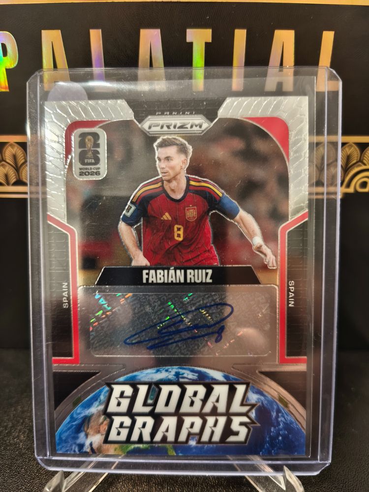 Panini Prizm Fabián Ruiz autograph