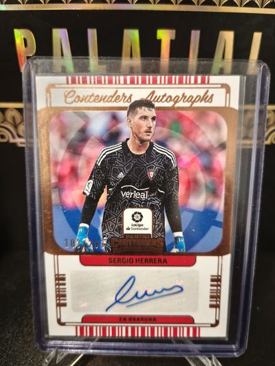 Contenders Autographs Sergio Herrera