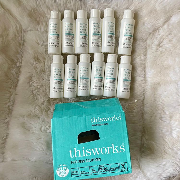 Other 12 x 60ml Bottles of This Works Stress Check Clean Hands Antibacterial Hand Gel BNIB product image